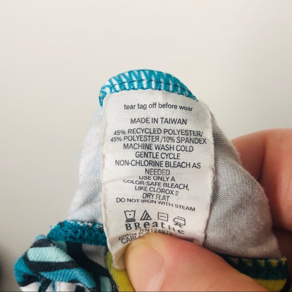 PrAna Floral Teal Dress Small - Picture 7 of 8